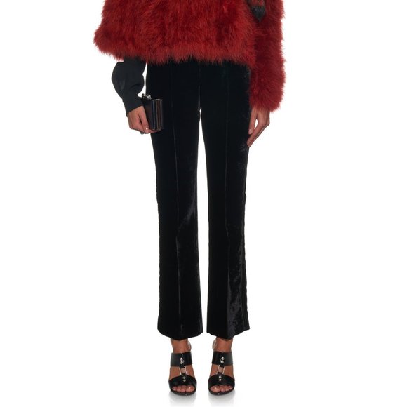 Givenchy - Black Velvet Pants - Picture 1 of 12
